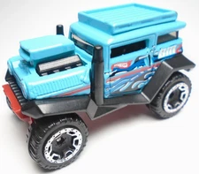 2015 HOT WHEELS HOT TRUCKS BAD MUDDER 2 BM2 LIGHT BLUE 1:64 DIECAST 2 1/2" TRUCK