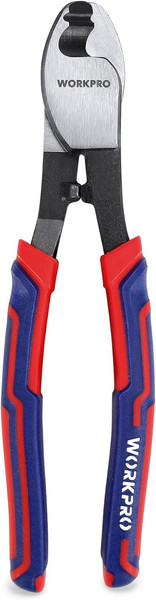 Workpro Kabelschere 210Mm, Kabelschneider FüR Aluminium Und Kupfer-image