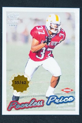 1999 PACIFIC PARAMOUNT PEERLESS PRICE 35/62 ROOKIE RC #29 PREMIERE DATE GOLD SSP