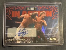 2026 AEW Allure In Action Red Rainbow Adam “Hangman” Page Auto SP  1:216 packs