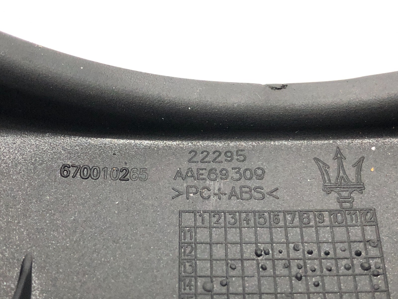 2017-2020 MASERATI LEVANTE STEERING COLUMN SHROUD COVER BEZEL TRIM OEM