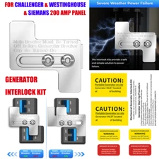 Generator Interlock Kit For Challenger Westinghouse Siemans 200 Amp Panel 