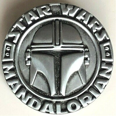 Star Wars The MANDALORIAN TV Series Large 3D Metal Lapel Pin (Pedro Pascal)