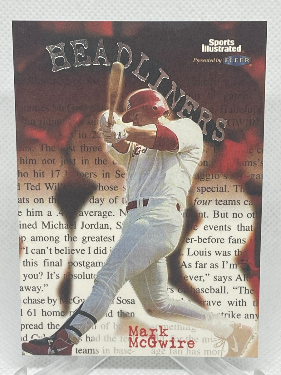 Mark McGwire 1999 Fleer Sport Illustrated Headliners #7 XGGX | eBay