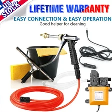 12V 120W Car Electric High Pressure Washer Spray Pumps Cleaner Wash Machine Gun