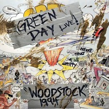 Green Day Woodstock 1994 12x12 Album Cover Replica Poster Print