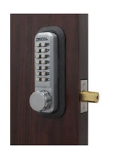 2210SC Mechanical, Keyless Deadbolt Satin Chrome