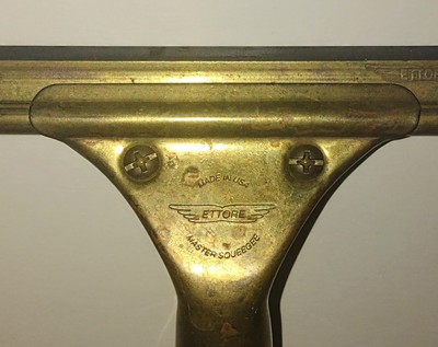 VTH Solid Brass Window Squeegee 17.5'' Ettore Steccone Products Master Oakland CA