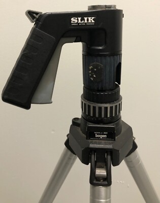 BOGEN BY MANFROTTO 3021 VNTG TRIPOD SLIK SINGLE ACTION PANHEAD NO RELEASE PLATE