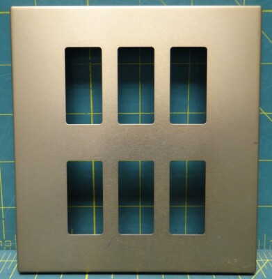 Vimar 6-Hole Gold Switch Cover Plate Marine Boat Yacht
