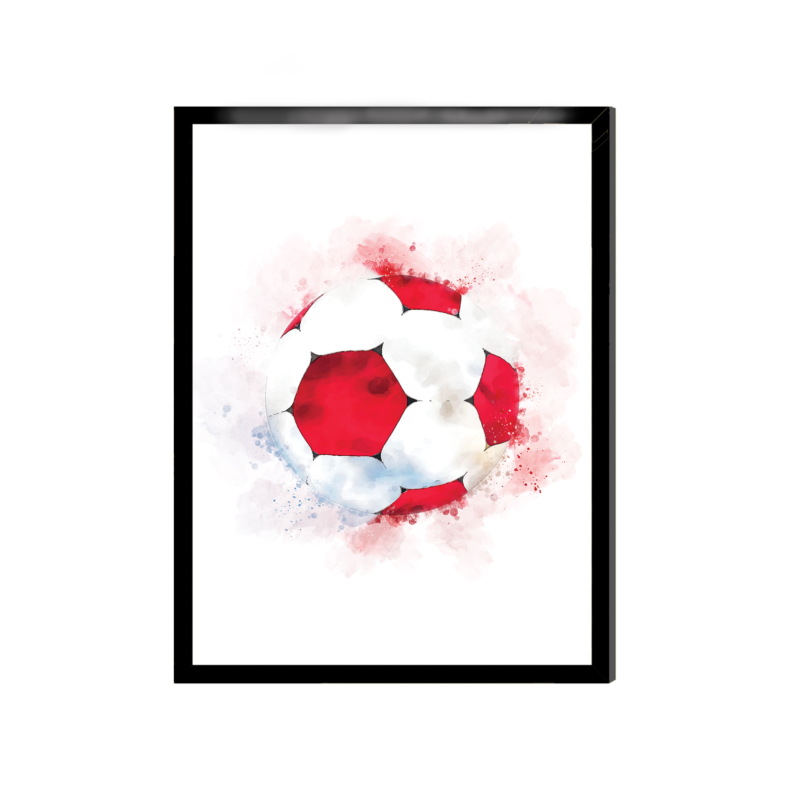 Manchester United Football Prints Set of 3 Personalised Boys Football