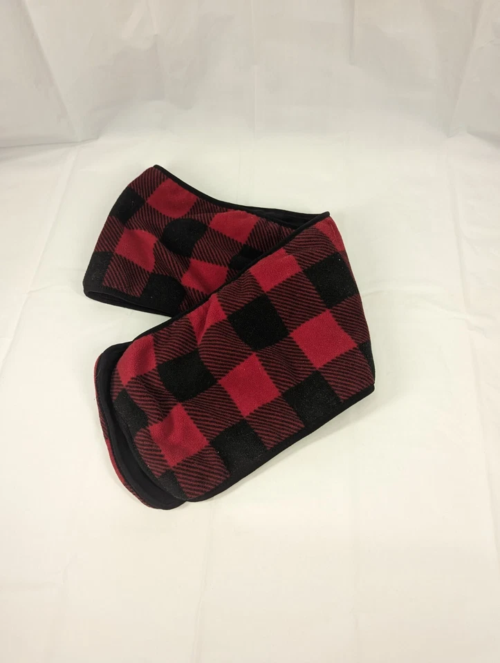 Bufanda de franela roja envolvente Gap Kids cálida suave polar Foto 2 de 3