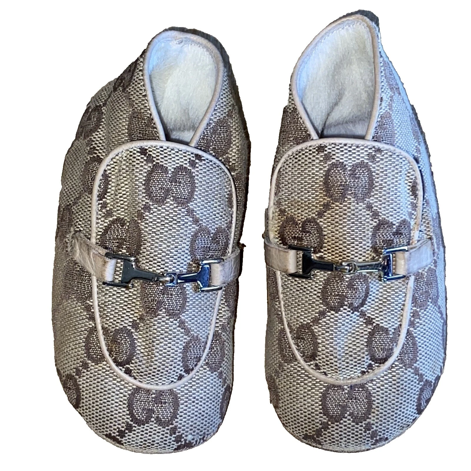 Gucci Brown Baby Shoes