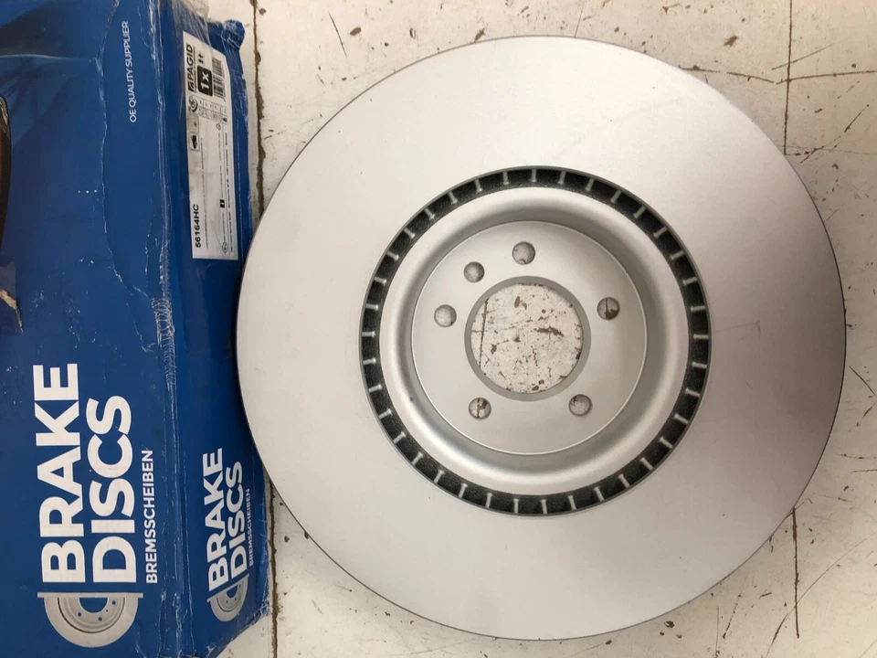 FRONT Brake Disc x1 380mm for RANGE ROVER DISCOVERY DEFENDER PAGID 54164HC - Image 3 of 4