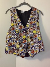 Vintage 1994 Warner Bros Looney Tunes Silk Vest