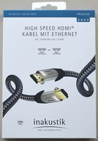 Inakustik Premium Ii Hdmi Kabel Mit Ethernet 2160P 4K Hdcp 2.2 / 0,75M