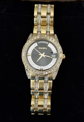 Elgin Men's Watch Analog Gold Color FG131N 017 6m55 With Black