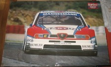 Poster (double) -Alfa Romeo 155 V6 TI-Alessandro Nannini +Peugeot 306 Maxi-Lopes