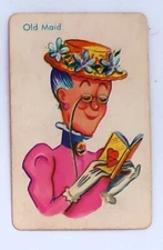 Vtg E.E Fairchild Rochester NY Old Maid Replacement Card "Old Maid"