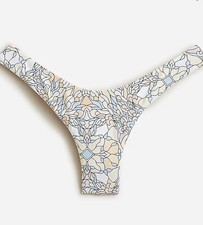 NWT J Crew Womens Curved Waist Bikini Bottom Medium Cheeky Kaleidoscope Print