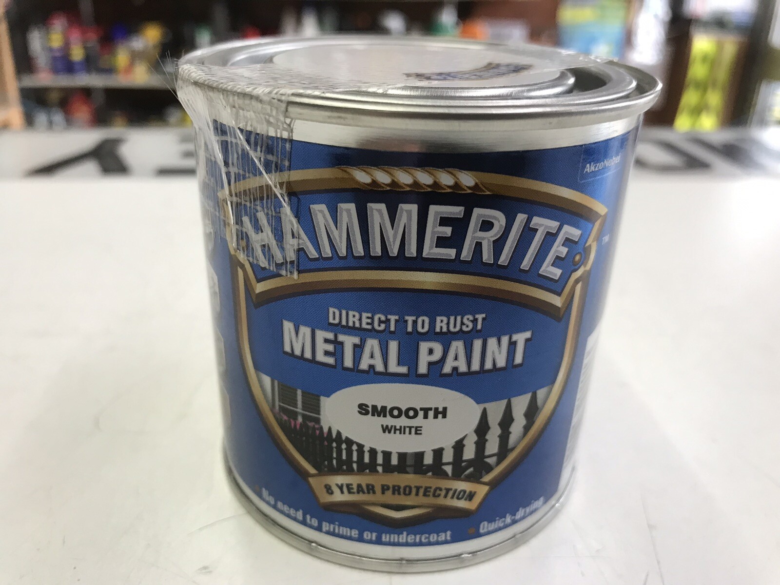 Hammerite Smooth White Metal Paint For Calipers Gates Wheel Arches