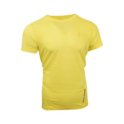 Reebok CrossFit Men's Utility Yellow PlayDry Fitted Tri-Blend T-Shirt