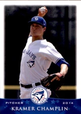 2014 Dunedin Blue Jays Grandstand #4 Kramer Champlin Olympia Washington WA Card
