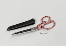 Gingher Designers Series Ltd Edition 8" Dressmaker Sheers Katelynn w/Sheath - EC