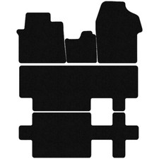 Schwarz Fußmatten Velour für Opel Zafira Life 2019-... NEU 9Per Autoteppiche, 14
