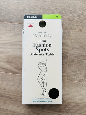PRIMARK  Maternity 1 Pair Fashion Spots Maternity Tights M