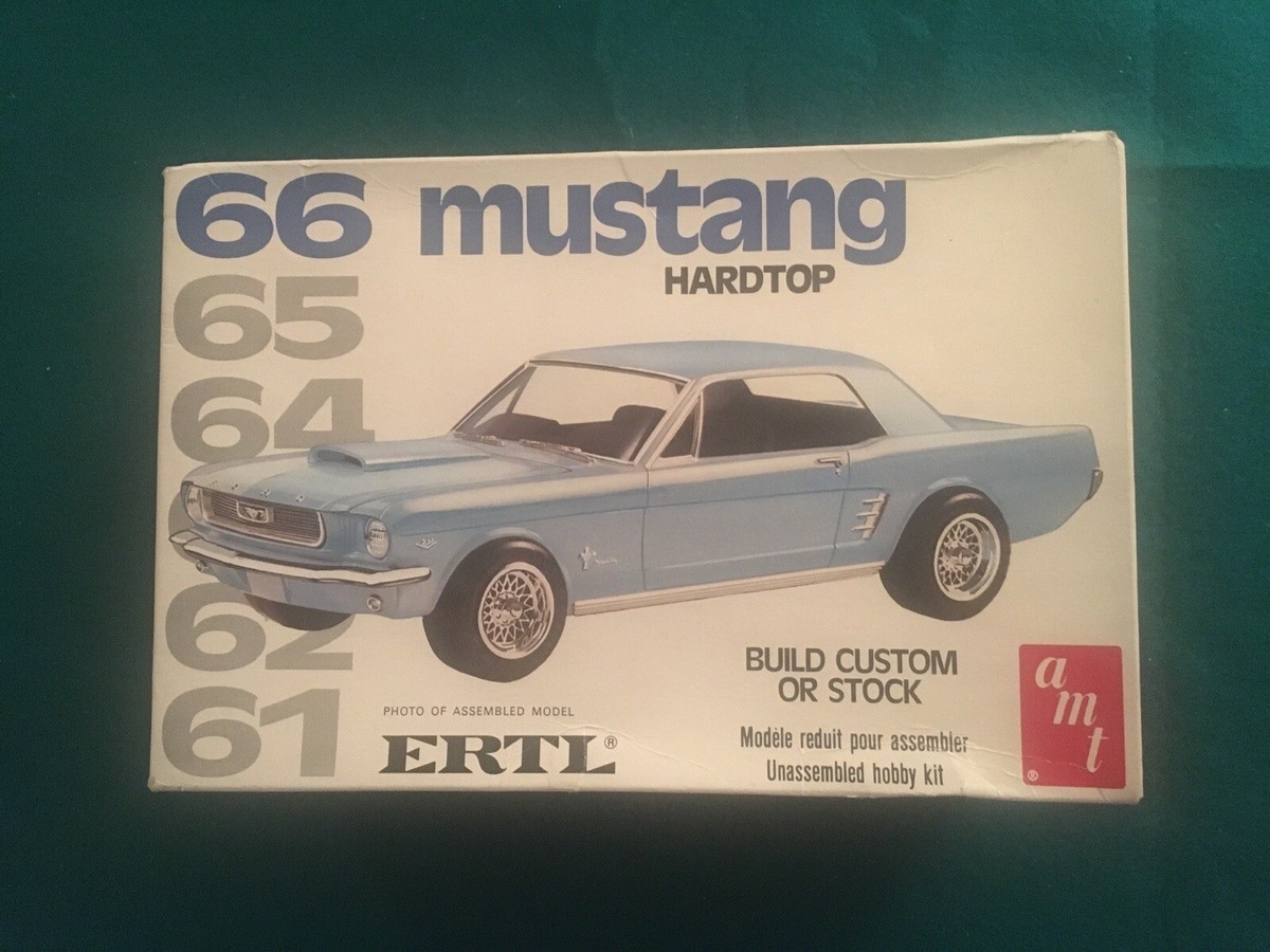 希少！激レア！当時物！amt '66 FORD MUSTANG-GT 2002 AMT PROSHOP 1966 FORD MUSTANG HARDTOP 1:25 SEALED MODEL