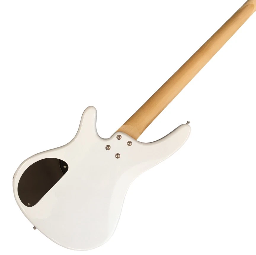 Hot Sale Gio Soundgear GSR200 White Electric Bass Quilted Top Larimar Ocean Blue - Image 4 of 4