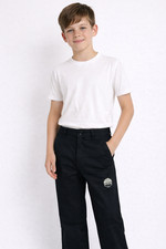 New Nautica Boy's Pants Size 14 Regular Blue Adjustable Waist School Uniform