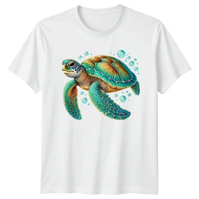 Meeresschildkröte T-Shirt Meer Wildtiere Meereslebewesen Geschenk für Sie und Ihn