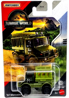Mattel Matchbox Jurassic World Rebirth Cars Auto `97 Mercedes-Benz Unimog