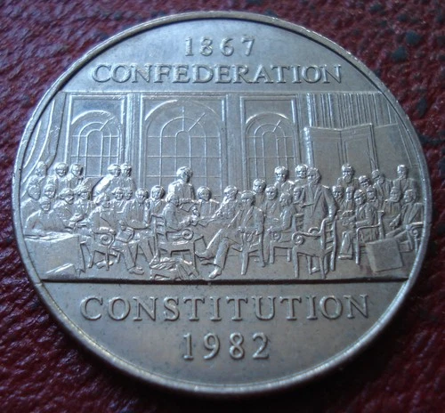 1982 CANADA 1 DOLLAR IN EF CONDITION