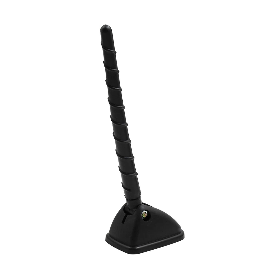 Black Plastic Roof Mount Adhesive Base Aerial Decorative Antenna for Car SUV - Image 3 of 4