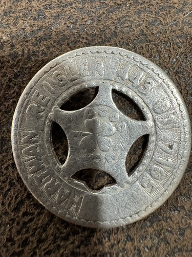 Vintage J.D. Feller Kaiser Fraser 1950 Good Luck Token