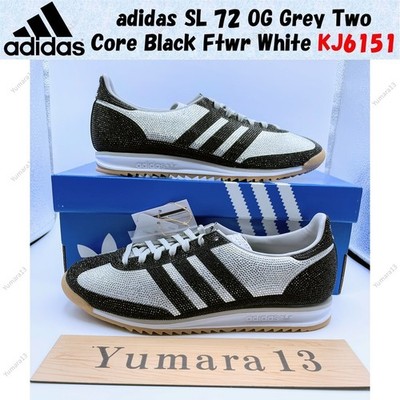adidas SL 72 OG Grey Two Core Black Ftwr White KJ6151 Women's Size