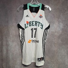 2014 Adidas WNBA New York Liberty Essence Carson 17 Game Used Worn Jersey M