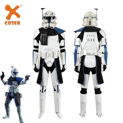 Xcoser Star Wars Clone Captain Rex Cosplay Kostüm Requisiten Komplettset Helmet