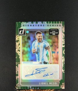2025 26 Panini Donruss Road To FIFA World Cup Lionel Messi Series Auto /199