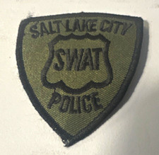 Salt Lake City Utah SWAT Police Patch - Police Organization - Single Patch