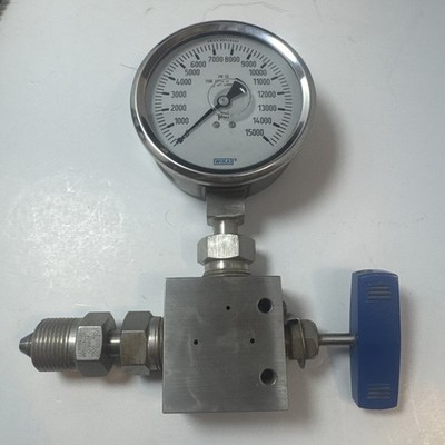 Autoclave Engineers 30VM9072-WO High Pressure Needle Valve MWP 30,000 PSI @ RT