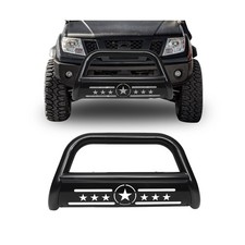 Bull Bars vs Grille Guards: What is Better? Bull Bar Pickup Truck 3" Brush Grille Guard with Removable Skid Plate Front B...
