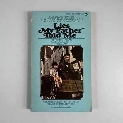 Lies My Father Told Me Norman Allan 1975 First Printing Signet Paperback