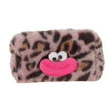 1 Pc Leopard Printing Makeup Bag for Vacation Business Travel Pink