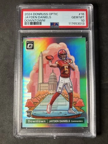 2024 Donruss Optic Jayden Daniels Downtown PSA 10
