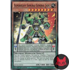 Yugioh Superheavy Samurai General Jade BOSH-DE010 Common 1. Auflage NM