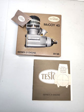 Vintage NIB Testors McCoy 40 Series 21 Nitro Glow Model Airplane Engine RC CL